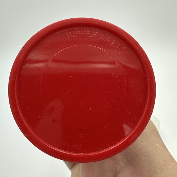 Vintage Tupperware Ketchup And Mustard Dispenser With Pump EUC - Picture 4 of 6